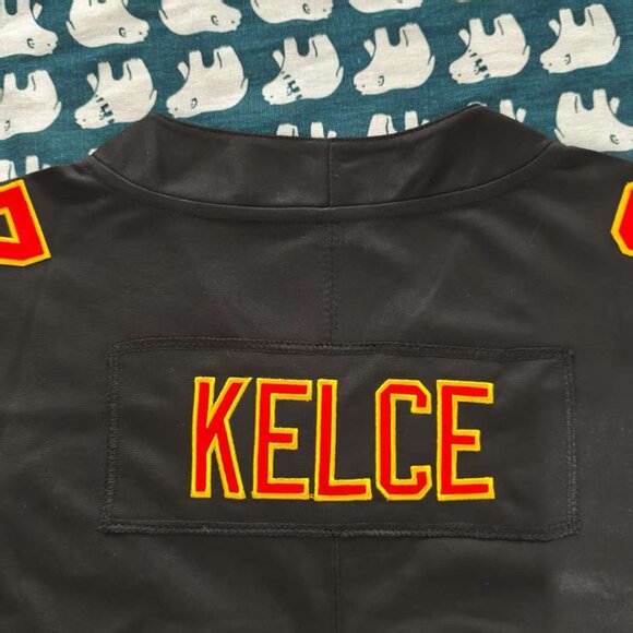 Travis Kelce Kansas City Chiefs Nike Black Jersey #87 - Picture 2 of 8